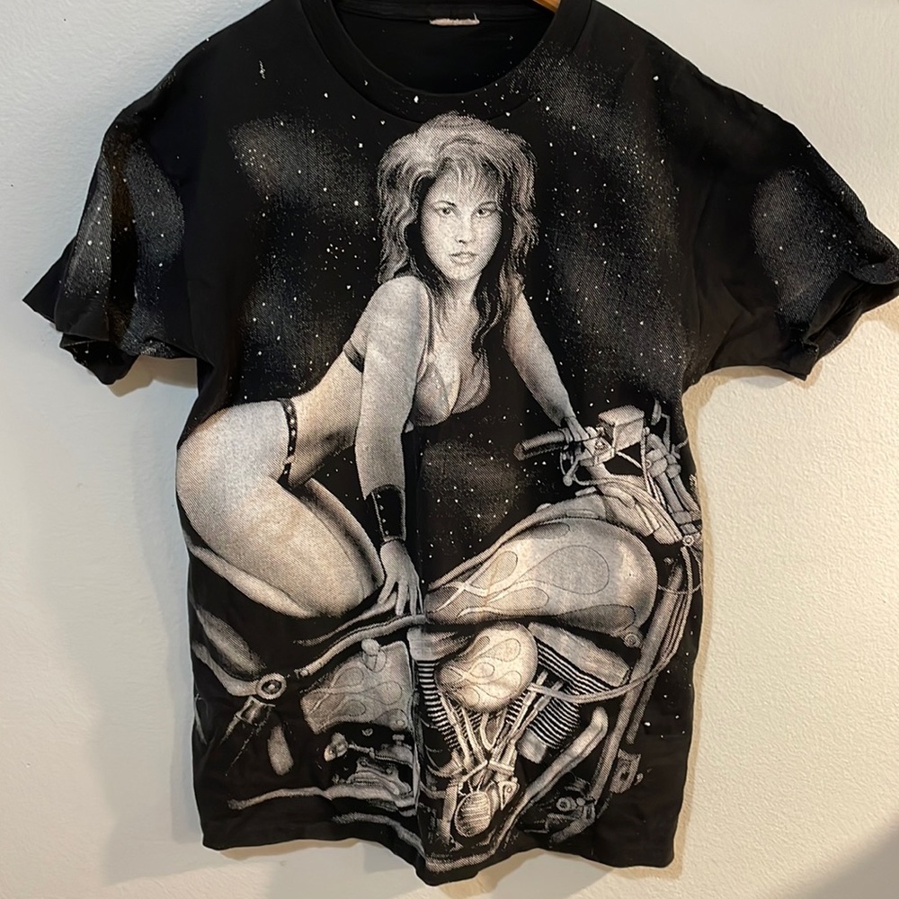Vintage Men’s Biker T-Shirt - L